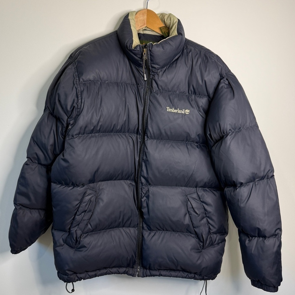 Timberland Men’s Black Puffer Down Duck Filling Jacket (M)